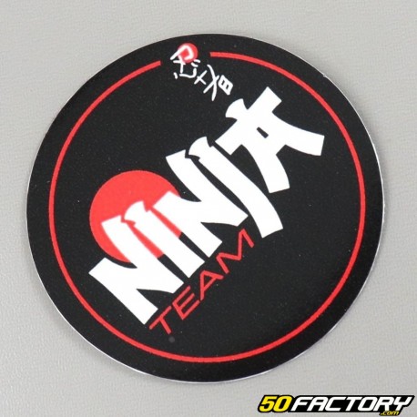 Ninja Team runder Aufkleber Ø70mm - Original Moped Aufkleber