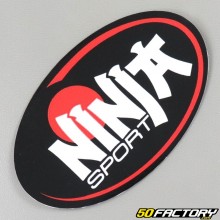 Ninja sport oval sticker