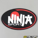 Ninja sport oval sticker