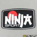 Pegatina rectángulo ninja sport