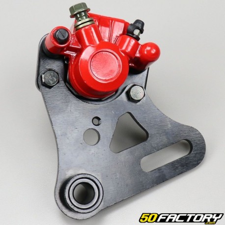 Bremssattel hinten Derbi  DRD Xtreme, Gilera SMT, RCR  (seit XNUMX), HM ... anpassungsfähig rot