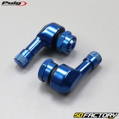 Puig 11.3mm Aluminium-Winkelventile blau