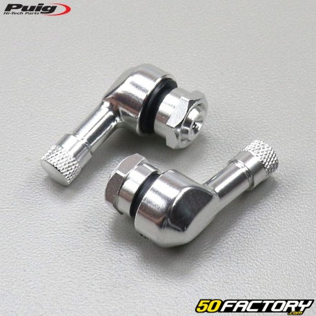 Gray Puig 11.3mm aluminum elbow valves - Motorcycle and scooter part