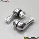 Puig 11.3mm aluminum elbow valves gray