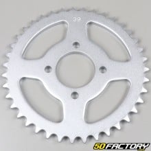 Rear sprocket 39 teeth steel 420 Yamaha DT MX,  DTR,  FS1, RD50... gray