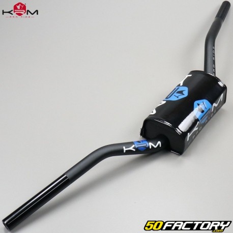 Fatb handlebarsar aluminum Ã˜28mm KRM Pro Ride black and blue with foam