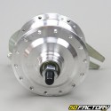 Complete rear hub Leleu 28mm holes (80mm axle) Peugeot 103 ...