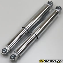 280mm smooth rear shock absorbers Peugeot 103, MBK 51 and Motobécane chrome