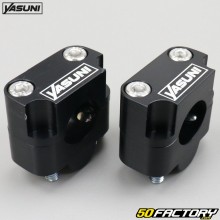 Handlebar clamps 22mm to 28mm Yasuni Pro Race Black