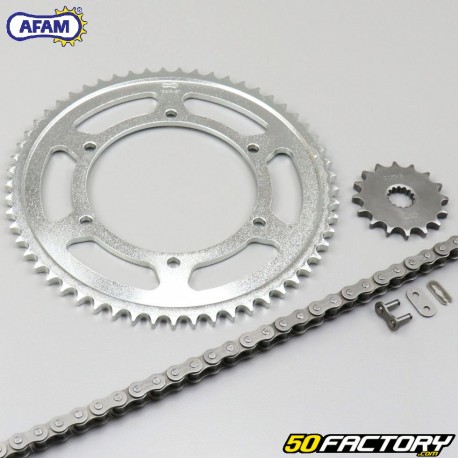 Kit catena 16x57x136 Yamaha TDR 125 (1994 a 2003) Afam grigio