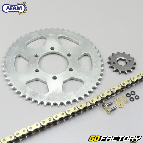 Kit catena rinforzata 14x51x126 Yamaha TW 125 (2002 a 2007) Afam  or