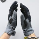 Gloves cross Fly F-16 gray and black