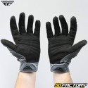 Gloves cross Fly F-16 gray and black
