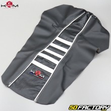 Seat cover Derbi Senda,  Gilera SMT,  RCR… (2000 to 2010) KRM Pro Ride white