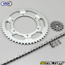 Kit catena 14x52x132 Cagiva, Derbi,  Gilera  50  Afam grigio