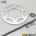 Kit catena O-ring rinforzata 11x53x130 Aprilia,  Derbi,  Gilera  50  Afam grigio