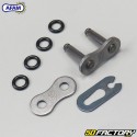 Kit chaîne renforcé à joints toriques 11x53x130 Aprilia, Derbi, Gilera 50 Afam gris