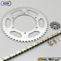 Kit de correntes reforçadas 11x53x132 Aprilia RS4,  RS et  Derbi GPR 50 Afam  or