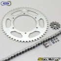 Kit catena O-ring rinforzata 11x53x132 Aprilia RS4,  RS et  Derbi GPR 50 Afam grigio