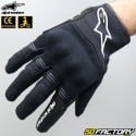 Alpinestars Stella women&#39;s street gloves Copper black and white CE approved