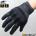 Gants street Alpinestars Copper homologués CE noirs