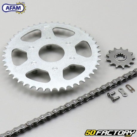 Reinforced chain kit 13x46x130 Aprilia Classic  50  Afam gray