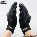 Handschuhe racing Frau Alpinestars Stella SMX-1 CE-geprüft schwarz und weiß