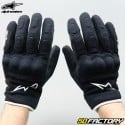 Guantes de calle para mujer Alpinestars Stella S Max Drystar Aprobado por CE en blanco y negro