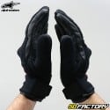 Guantes de calle Alpinestars S Max Drystar negro y rojo fluo CE aprobado