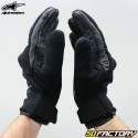 Guantes de calle Alpinestars S Max Drystar negro y gris aprobado por la CE