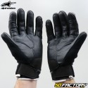 Gants street Alpinestars S Max Drystar homologués CE noirs et blancs