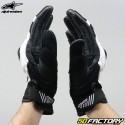 Luvas racing Alpinestars SMX-1 Air V2 CE aprovado preto e branco