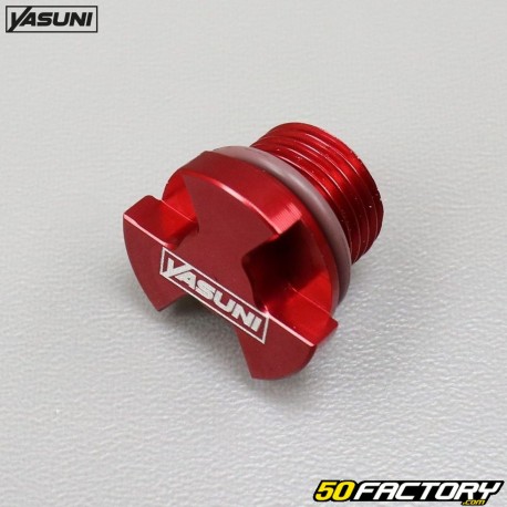 Tampa de abastecimento de óleo do motor Derbi Yasuni Pro Race vermelho