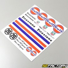 Gulf stickers sheet 30x30cm