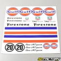 Gulf stickers sheet 30x30cm