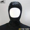 Balaclava preta da janela do Alpinestars Open Face