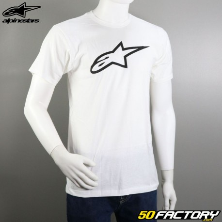 T-Shirt Alpinestars Ageless, weiß und schwarz 