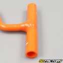 Lower cooling hose Derbi Euro 3,  Euro orange