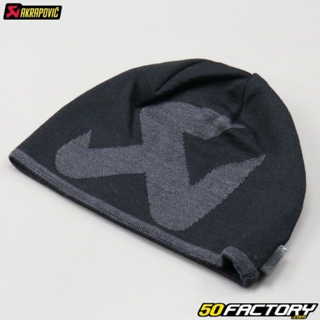 Black and gray Akrapovic beanie