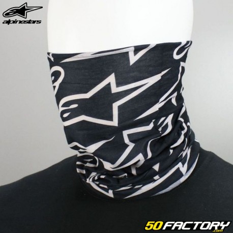 Calentador de cuello Alpinestars Astars blanco y negro