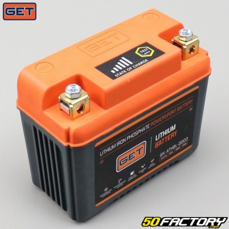 Battery GET GK-ATHBL-0003V 12Ah lithium Yamaha YZF, Kawasaki KXF, Beta RR Sherco SEF-R 250, 450 ...