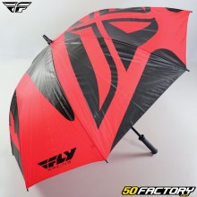 Regenschirm Fly, schwarz und rot