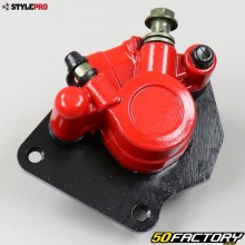 Bremssattel vorne Derbi  DRD Xtreme, Gilera SMT, RCR  (seit XNUMX) ... anpassungsfähig rot