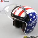 Flip-up bubble visor for jet helmet Brazoline Clear screen