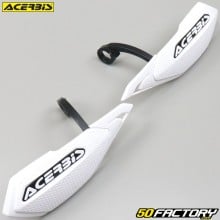 Protèges mains Acerbis X-Elite blancs