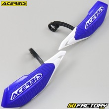 Protetores de mão Acerbis X-Elite  azul e branco