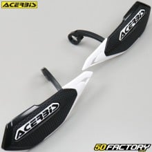 Protectores de manos Acerbis X-Elite  en blanco y negro