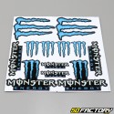 Lámina de pegatinas Monster 30x30cm azul