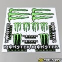 Placa de adesivos Monster 30x30cm verde