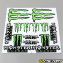 Planche de stickers Monster 30x30cm vert